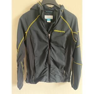 Columbia women's athletic full zip NCAA‎ fan Oregon hooded jacket size M